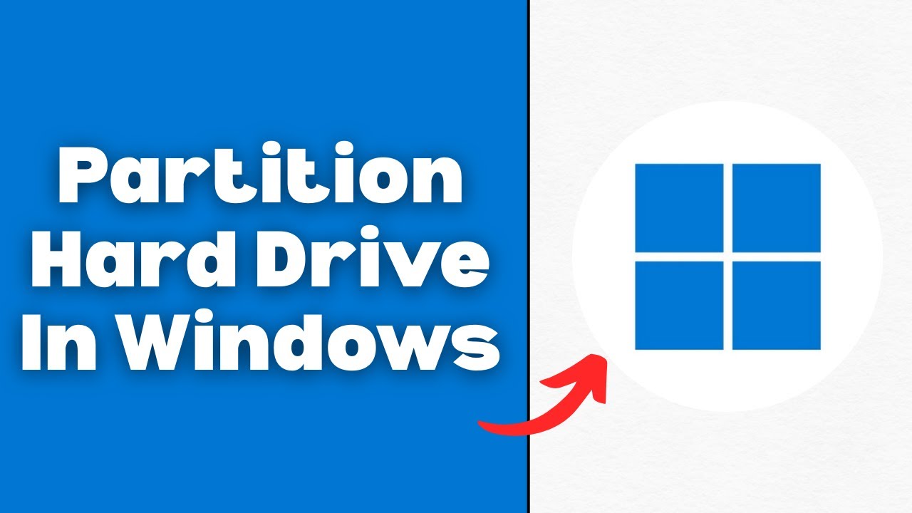 How To Partition Hard Drive In Windows 11 or 10 - Step By Step - YouTube