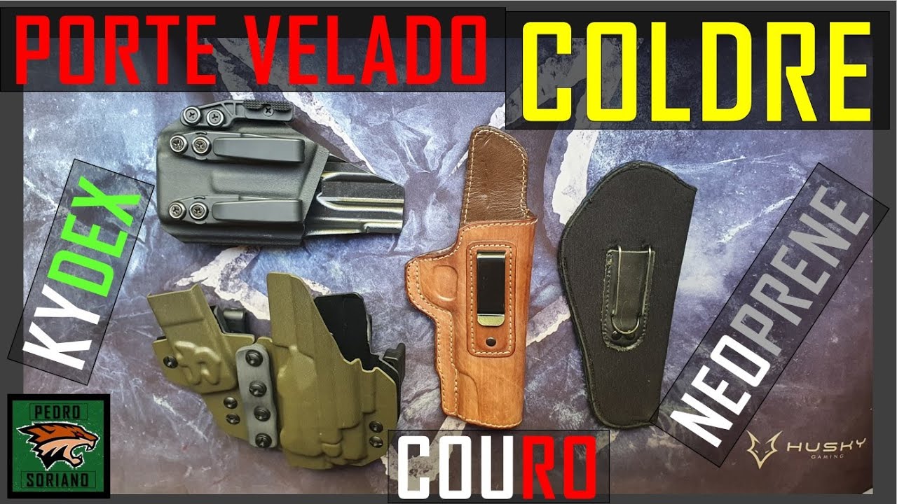 KYDEX VS COURO VS NEOPRENE - Coldre para o porte velado!