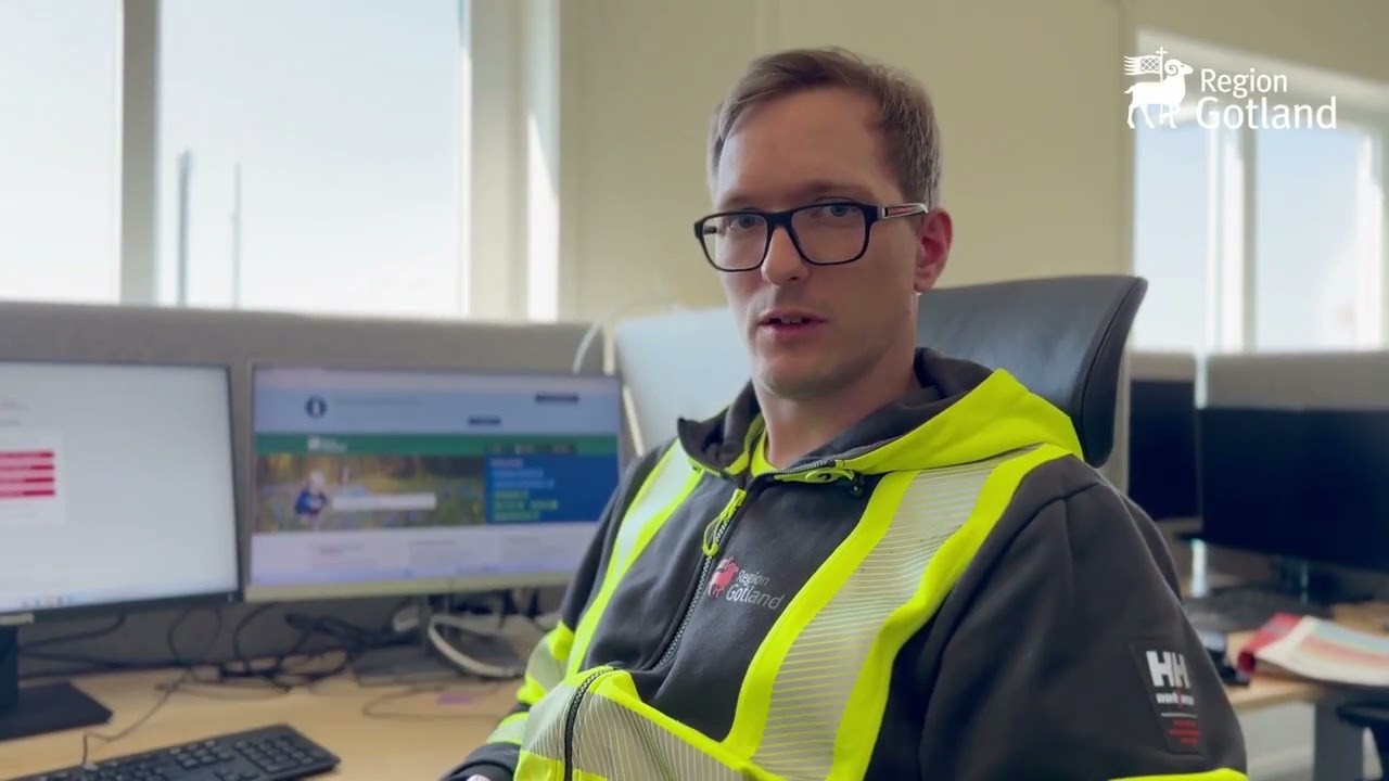 Drifttekniker på Gotland, följ med en dag på jobbet!