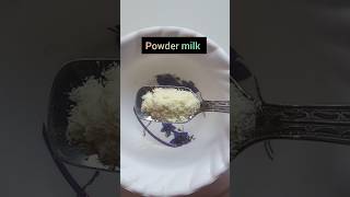 Rose water powder milk face pack 😁 #skincare #homemade #shortsvideo #shortsfeed