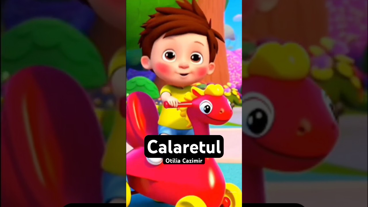 Călărețul – Cântec pentru copii 🐴 | Poezie animată de Otilia Cazimir