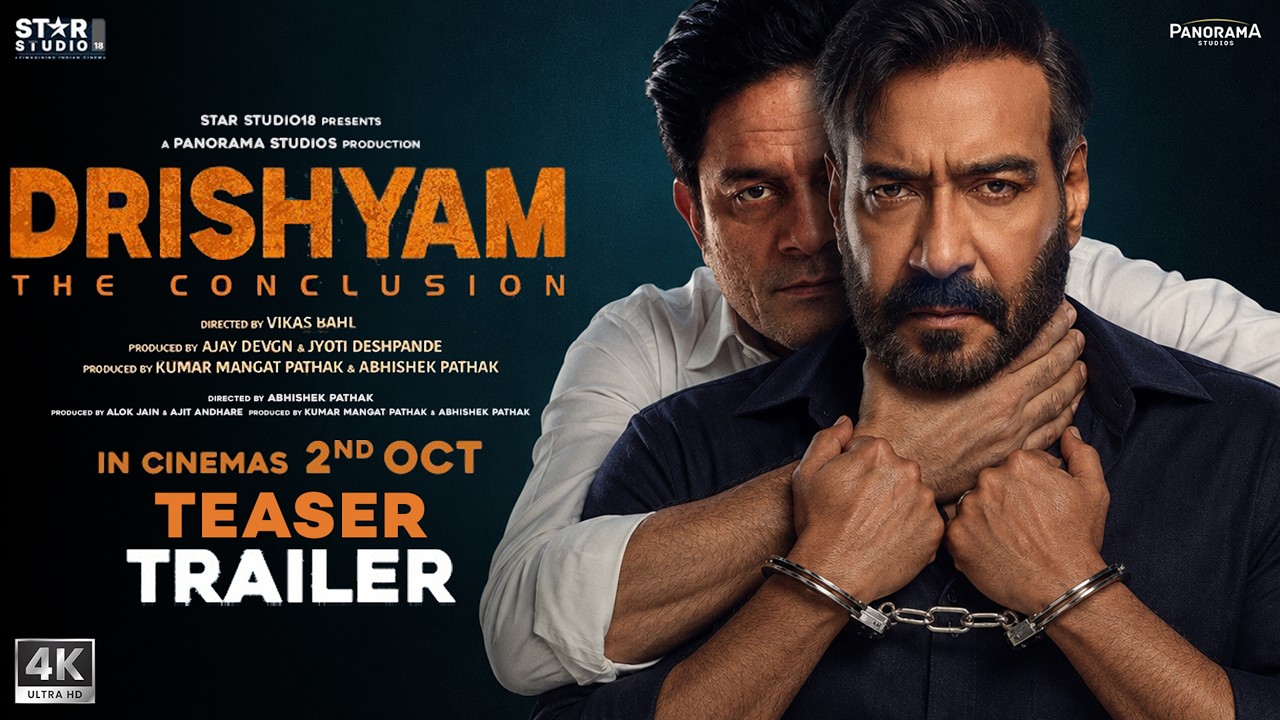 Drishyam 3 - Final Trailer | Ajay Devgn, Tabu, Jaideep Ahlawat | Abhishek Pathak | Shriya S | 2 Oct