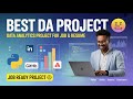 Best DA Project for Job | Data Analytics Project for Resume | Tuta Tech