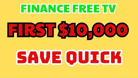 How To Save Your First $10,000 Fast | Finance Free TV