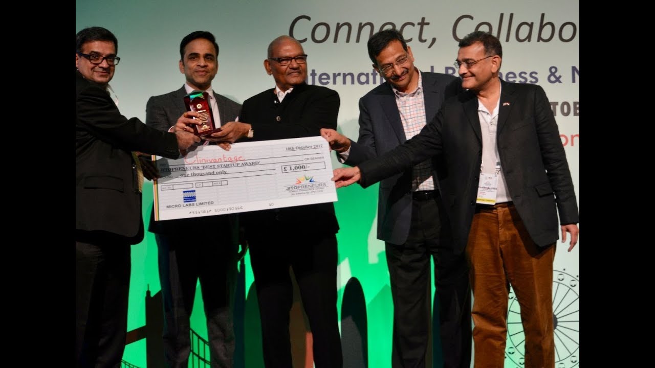 CliniVantage has been selected as Best Start-up at JITOPRENEURS, LONDON-2017