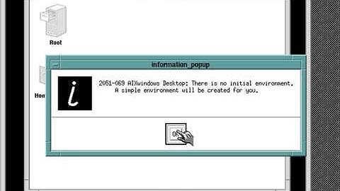 Mini Tour: IBM AIX 1.3.0 PS/2 Edition (x86)