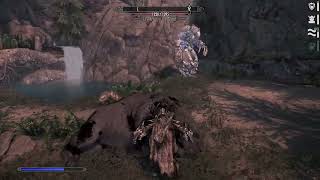 Agyo the Giants vs Thunderchild Bone Colossus (Skyrim SE Mods)