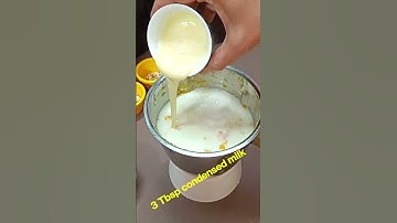 Mango Milkshake Recipe | Indian Mango Shake | Fresh Mango Milkshake