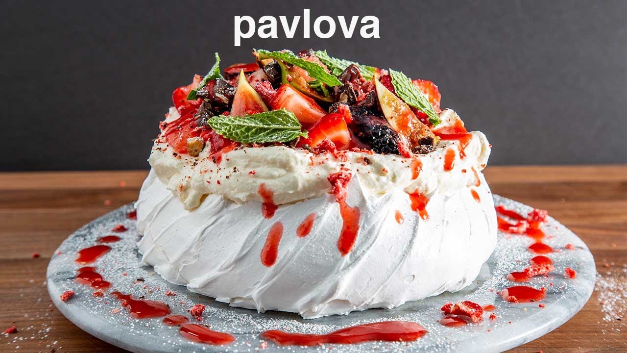 PAVLOVA is the meringue cake you have to try this summer - YouTube