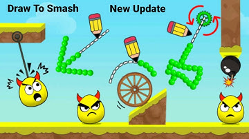 Draw to amash (Save the doge) 🆚 happy cubes 2048 Number Gameplay Mobile 1