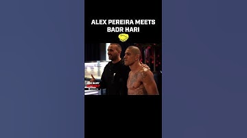 Kickboxing legends Alex Pereira and Badr Hari meet for the first time!