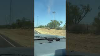 Another dust tornado! I only caught the end of this one. #rain #viral