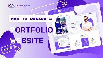 How to Design a Portfolio Website - Harmonweb Tutorial