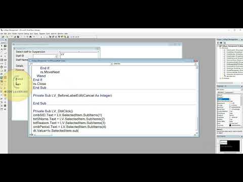 Vb6.0 | CMP 'frmMSuspend - load data in related fields' | CodeLearning