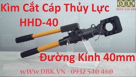 Kìm Cắt Cáp Thủy Lực HHD-40