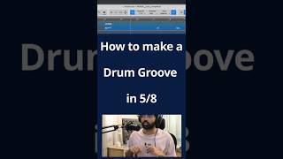 How to make a drum groove in 5/8! #homestudio #musicproducer #learnmusic #musicproduction