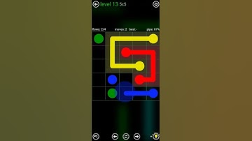 Flow Free, Bonus Pack, Easy Level 13 (5×5)