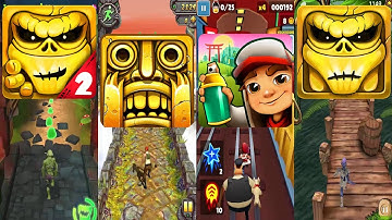 Zombie Run 2 Monster Runner Game Vs Temple Run 2 Sky Summit Vs Subway Surfers Tokyo Vs Zombie Run HD