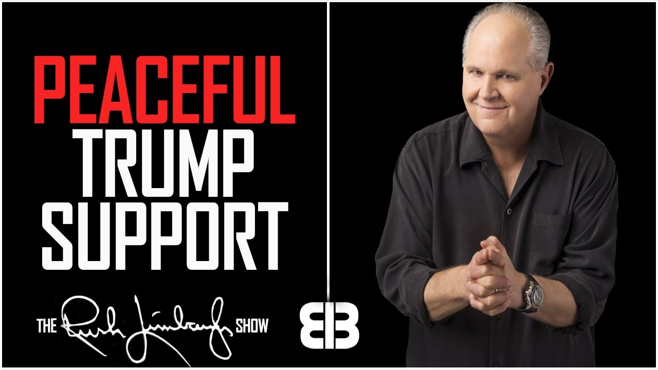 Rush Limbaugh | Trump Supporters Are Peaceful and Everyone Knows It