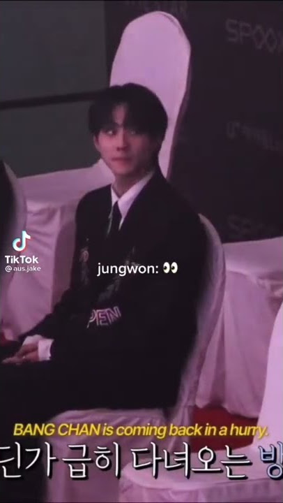 How BANGCHAN made jungwon from Enhypen nervous ✨cute✨#jungwon #enhypen  #hybe #skzbangchan #maniac