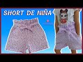 Como hacer facil short de niña, patrones, corte y confeccion