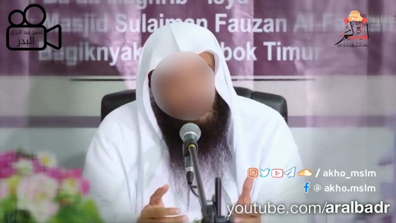 خطوات الشيطان لإلقاء العبد في المعاصي - الشيخ عبد الرزاق البدر حفظه الله