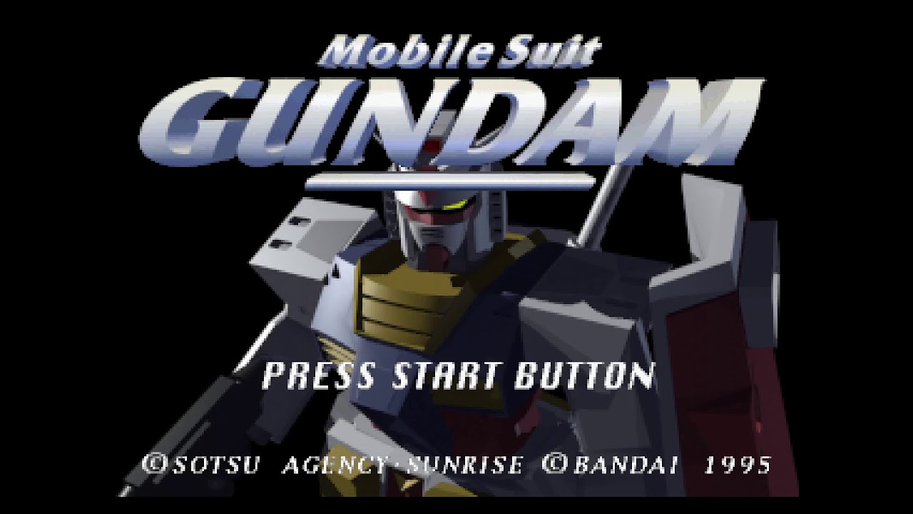 Kidou Senshi Gundam (機動戦士ガンダム). [SEGA Saturn - Bandai, CRi