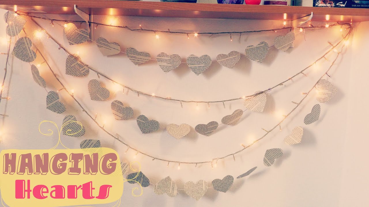 Hanging Hearts Heart Decorations Bedroom Decor Ideas You Hanging Hearts Heart Decorations Bedroom Decor Ideas