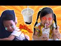 AGAR ADIK ARFA GAK NANGIS.. DIY ES CHOCOLATOS SOKLAT yang #BIKINRELAX - Nyanyi Lagu Naik Kereta Api