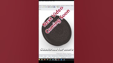 How to model an Oreo biscuit in Rhino 3D? #rhinoceros  #tutorial  #modeling #rhino3d
