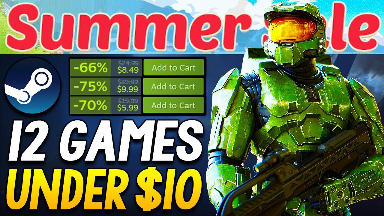 STEAM SUMMER SALE 2024 - AMAZING PC GAME DEALS UNDER $10! - YouTube