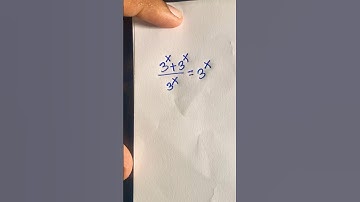 Exponential Equation #mathproblems #maths #shorts