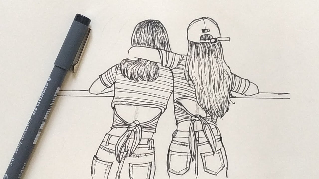 Bff Aesthetic Drawing / See more ideas about art drawings, drawings