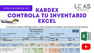 Tutorial Como hacer un Kardex Promedio Ponderado en Excel |LCAS