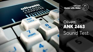 Olivetti Ank 2463 Sound Test Olivetti Dome With Slider