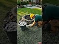 From Old Tires to a Luxury Garden Feature! 🔥 #beforeandafter #youtubeshorts #satisfying