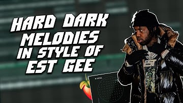 How To Make DARK Simple Melodies for Nardo Wick & EST Gee | Silent Cook-up | FL Studio