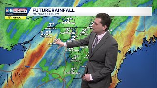 Rain strong wind mild weather followed by a little snow 3-15-26