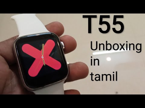 T55 smart watch unboxing and review in Tamil | raasidh network