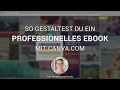 Kostenlos eBook gestalten mit Canva