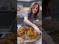 دجاج محشي مع أرز العزايم بحلقة اليوم تابعونا وصفات عشاءلذيذ طبخ مطبوخه طعام مغذي 