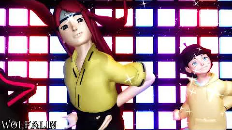 [MMD Naruto]Kushina, Boruto & Himawari - Drop it (Motion Dl) Xfor @Boke SfyX