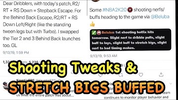 NBA 2K20 UPDATE 2 PATCH NOTES! (Link in Description!)