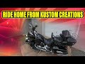 Ride Home From Kustom Creations | New Royal Star Venture Accessories Installed | Vlog 94