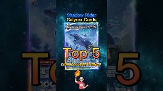 Top 5 Pokémon Shadow Rider Calyrex Cards 😈 #shorts #calyrex #chillingreign