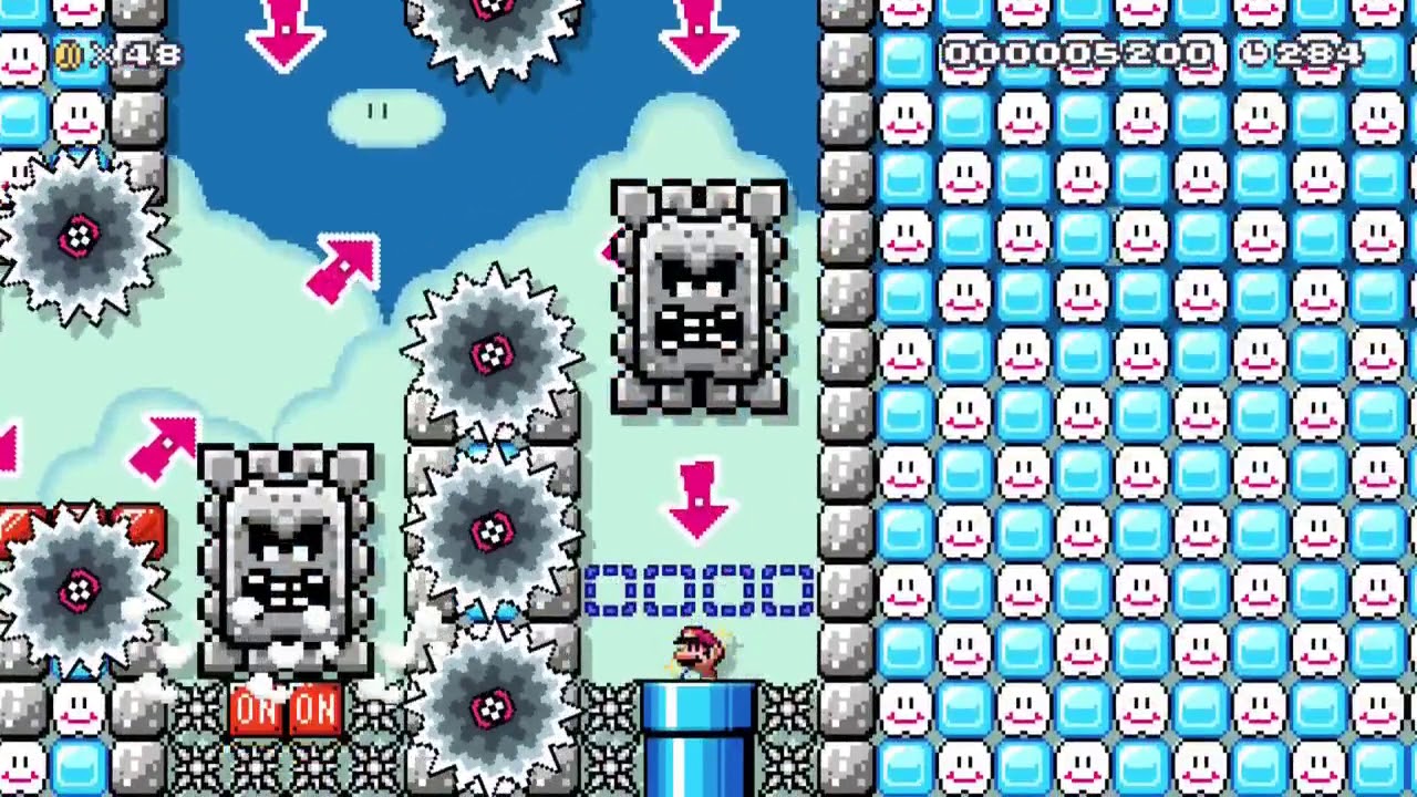 Thwomps n' Saws: Beating Super Mario Maker 2's HARDEST Levels!