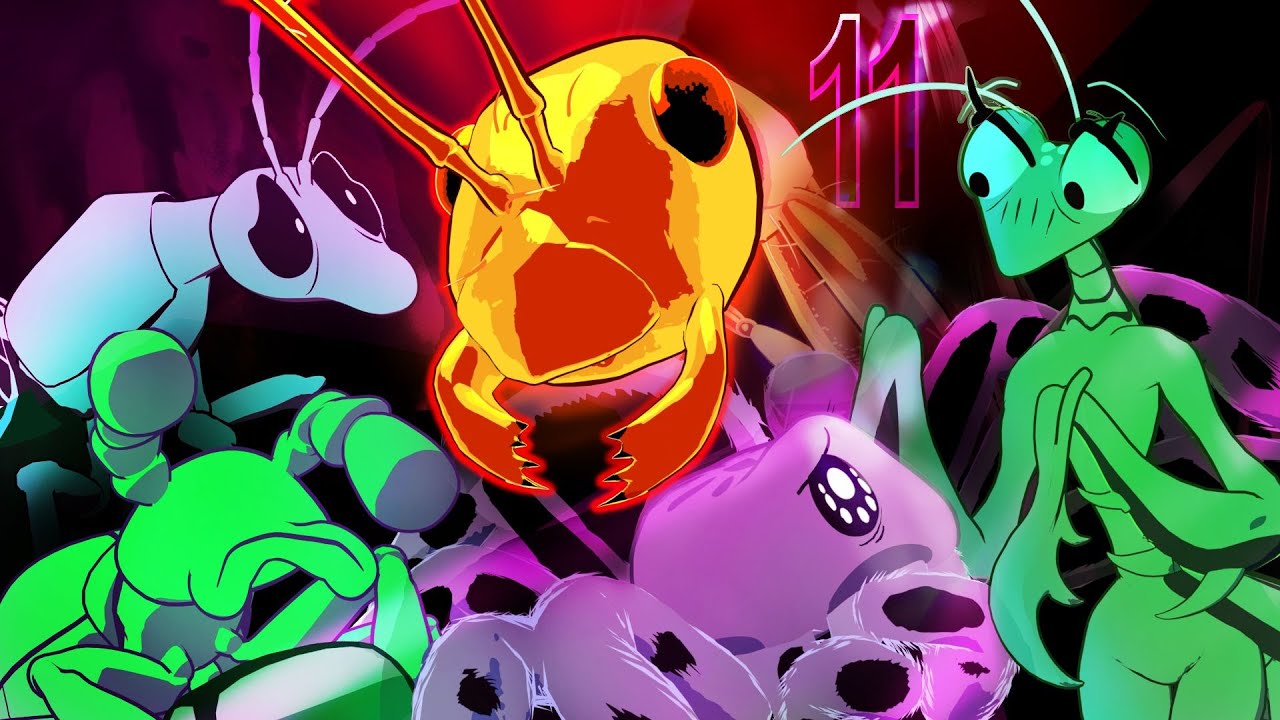 Люди-Б-пропали! #11 — Ещё не пропали — научно-фантастическая анимация гигантского жука-богомола, ...