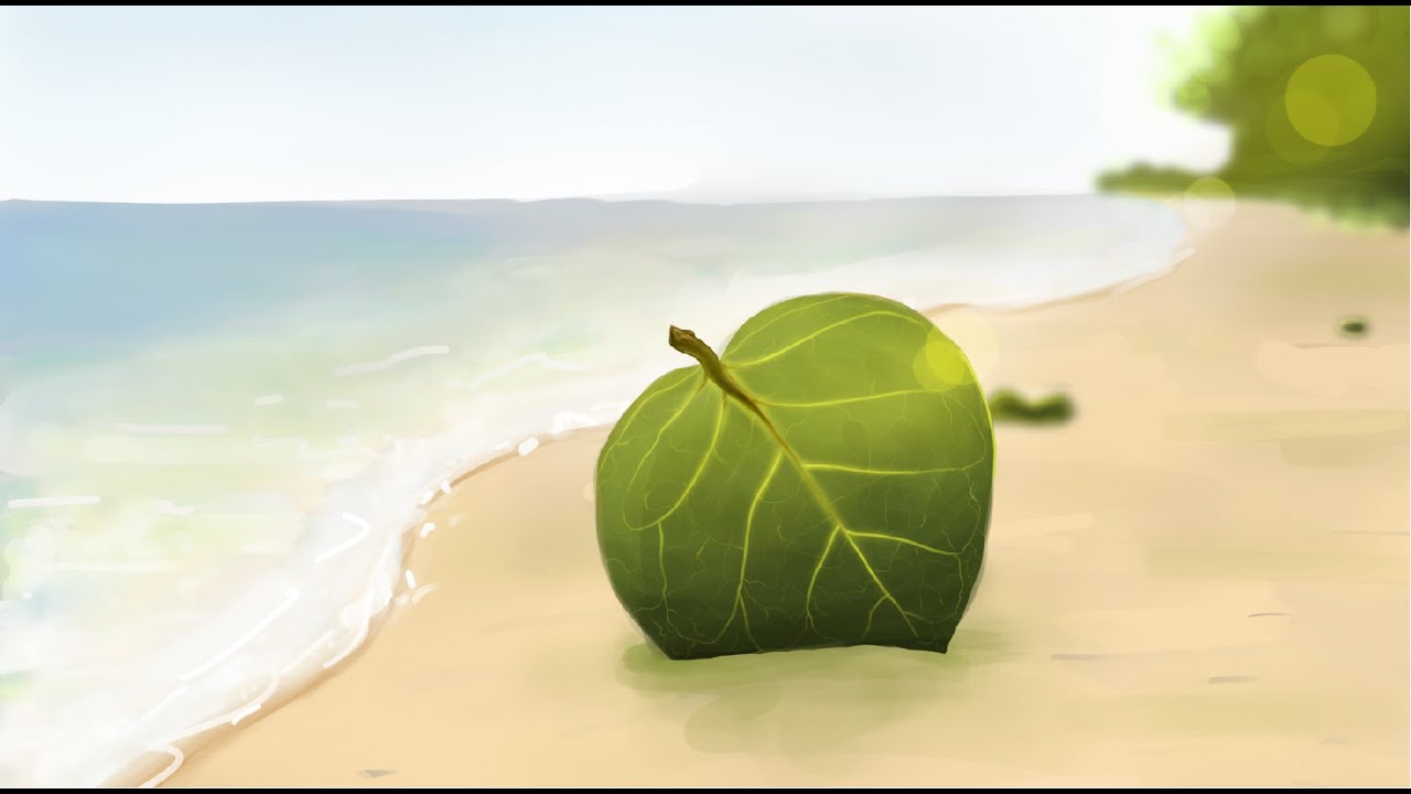 Leaf Speed Painting Digital Painting YouTube