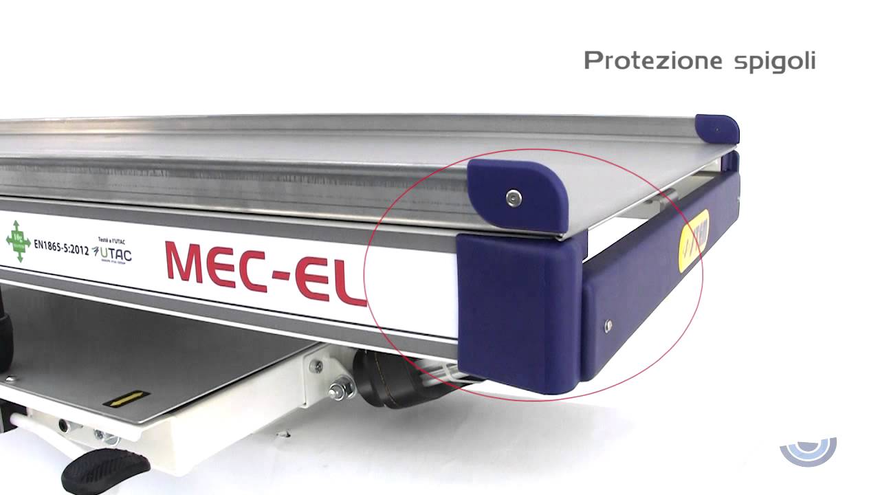 Supporto barella per ambulanza mod. MEC EL