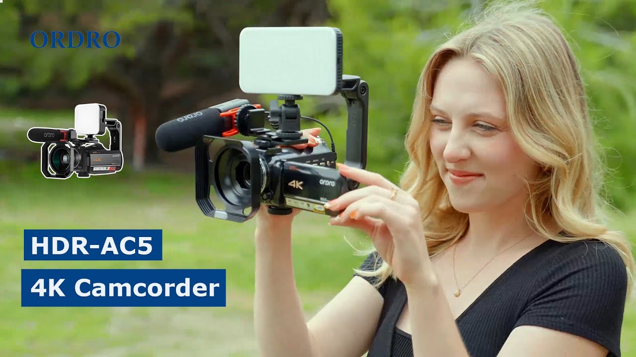 ORDRO HDR-AC5 Vlogging 4K Camcorder Kit